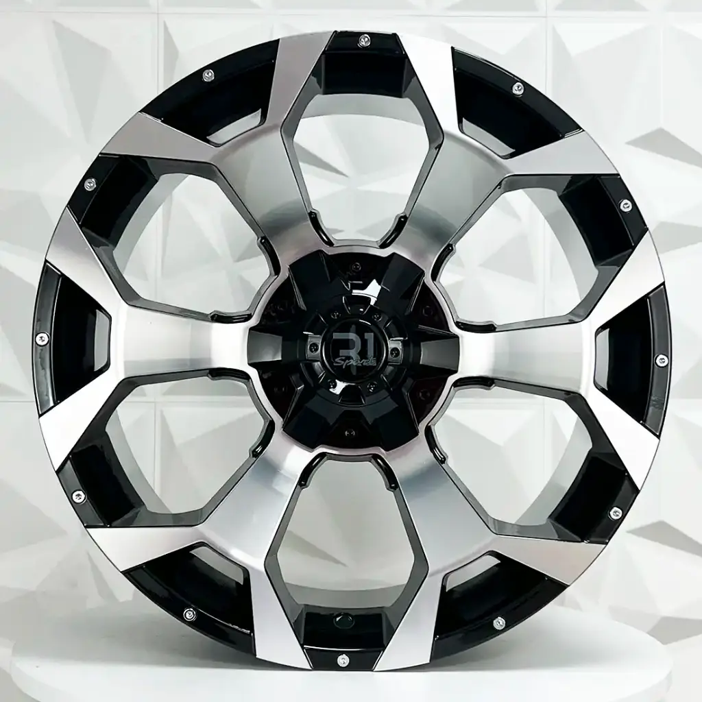 RIN 20X10 5-114.3/127 R1 SPORT 6011 BLACK MACHINE FACE ET0 CB83.6